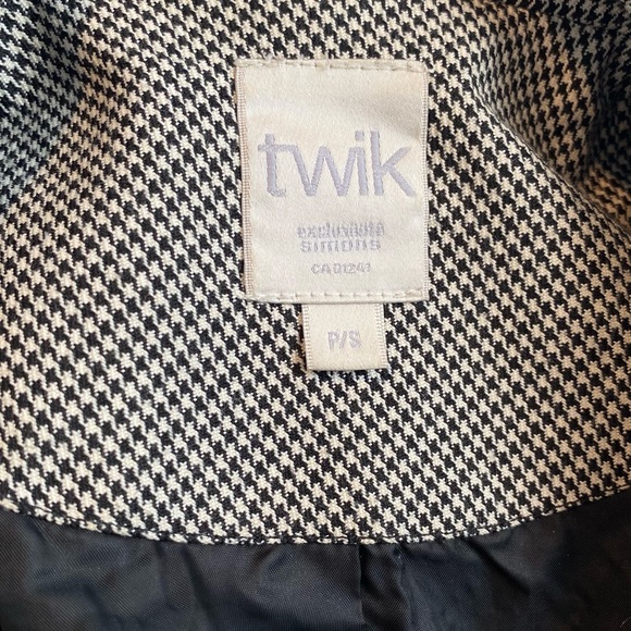 Twik Houndstooth Oversized Blazer - Small - Picture 5 of 5